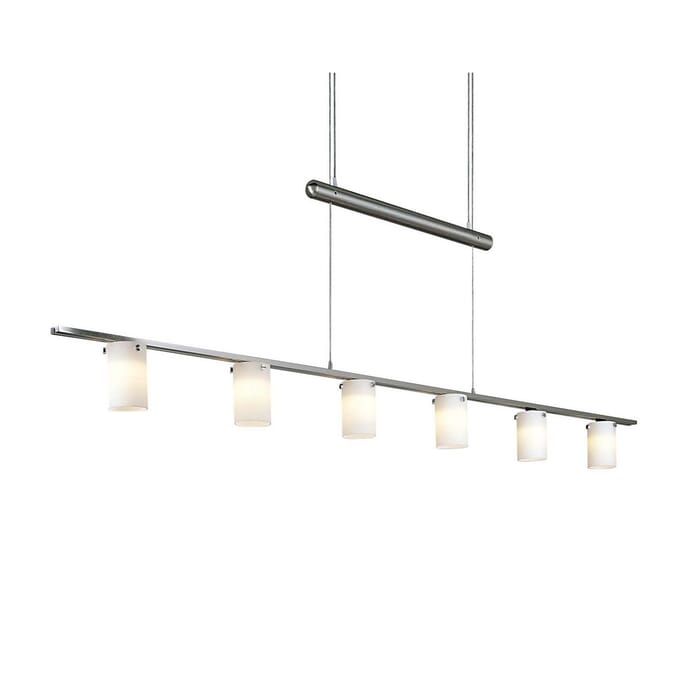 George Kovacs Pierce Counter Weight Linear Pendant Light in Nickel George Kovacs Pierce Counter Weight Linear Pendant Light in Nickel
