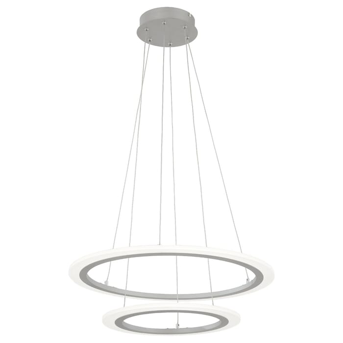 George Kovacs Discovery 24" Pendant Light in Silver George Kovacs Discovery 24" Pendant Light in Silver