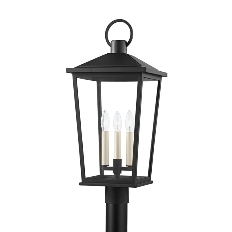 Soren 3-Light Outdoor Post Mount in Textured Black