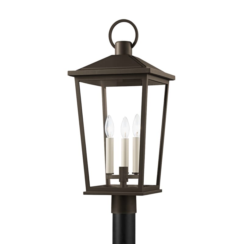 Soren 3-Light Outdoor Post Mount in Textured Bronze W/ Hl