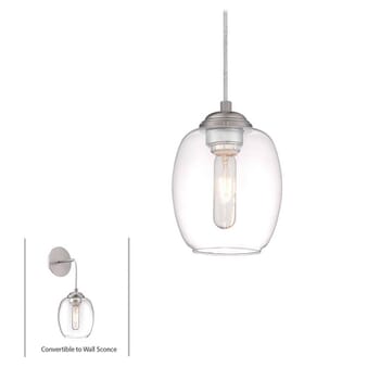 George Kovacs Bubble 6" Pendant Light in Brushed Nickel
