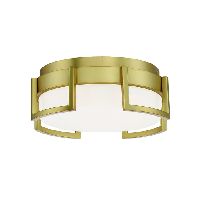 George Kovacs Bezel Set Ceiling Light in Honey Gold George Kovacs Bezel Set Ceiling Light in Honey Gold
