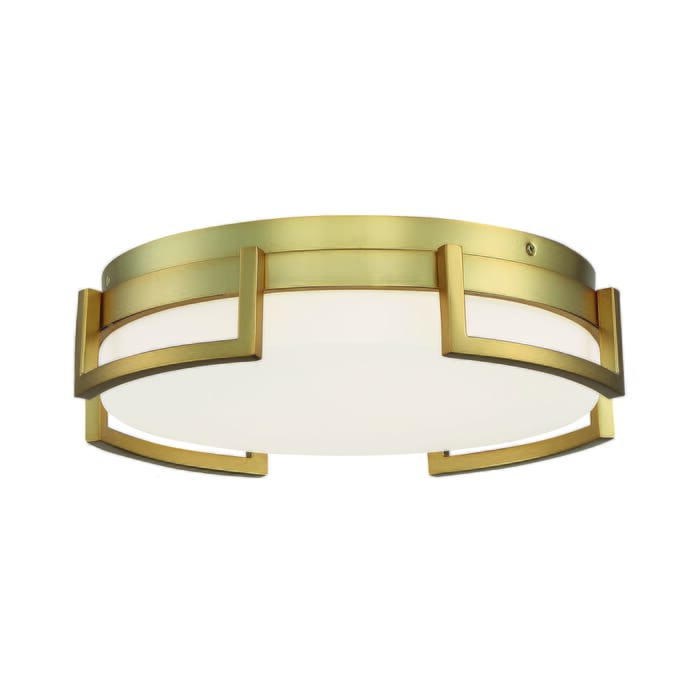 George Kovacs Bezel Set Ceiling Light in Honey Gold George Kovacs Bezel Set Ceiling Light in Honey Gold