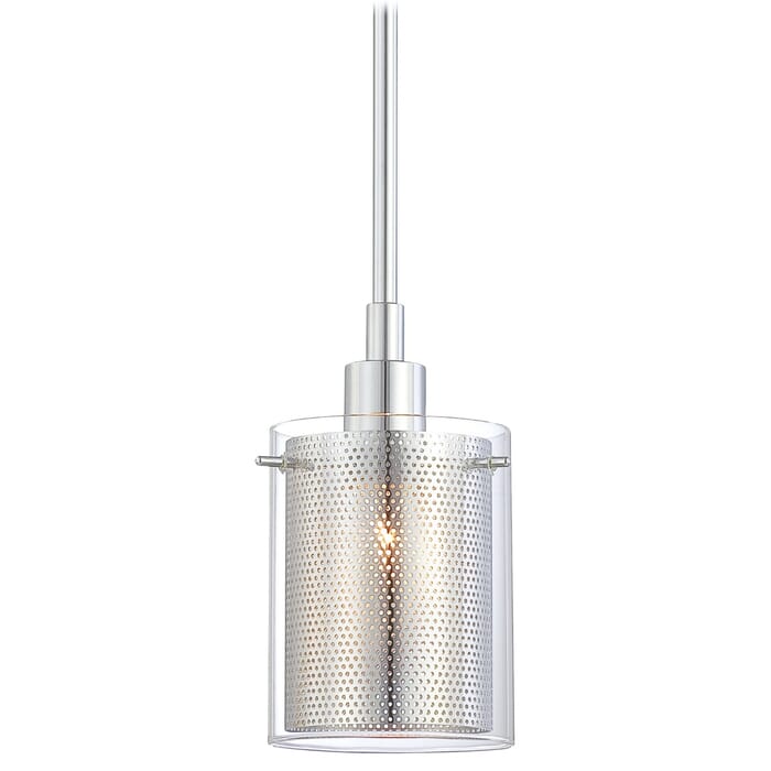 George Kovacs Grid Mini Pendant Light in Chrome George Kovacs Grid Mini Pendant Light in Chrome