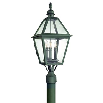 Troy Townsend 3-Light 27" Post Lantern in Natural Bronze