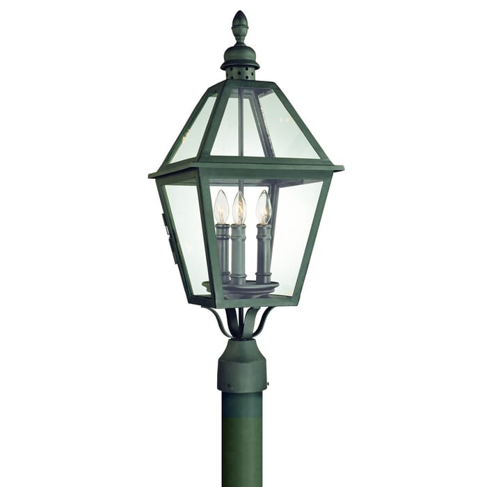 Troy Townsend 3-Light 27" Post Lantern in Natural Bronze Troy Townsend 3-Light 27" Post Lantern in Natural Bronze