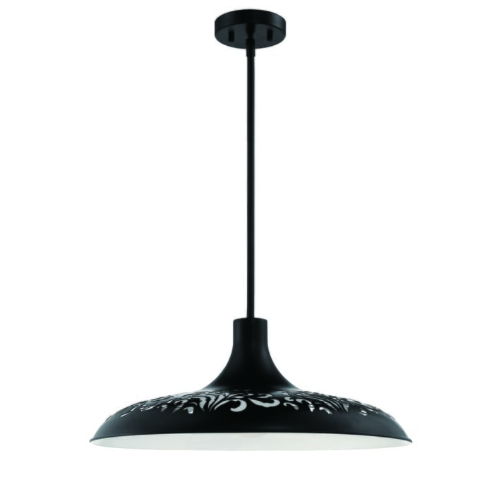 Craftmade Pendant Light in Flat Black Craftmade Pendant Light in Flat Black