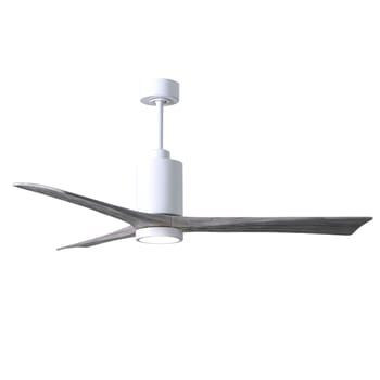Matthews Patricia 60" Indoor Ceiling Fan in Gloss White
