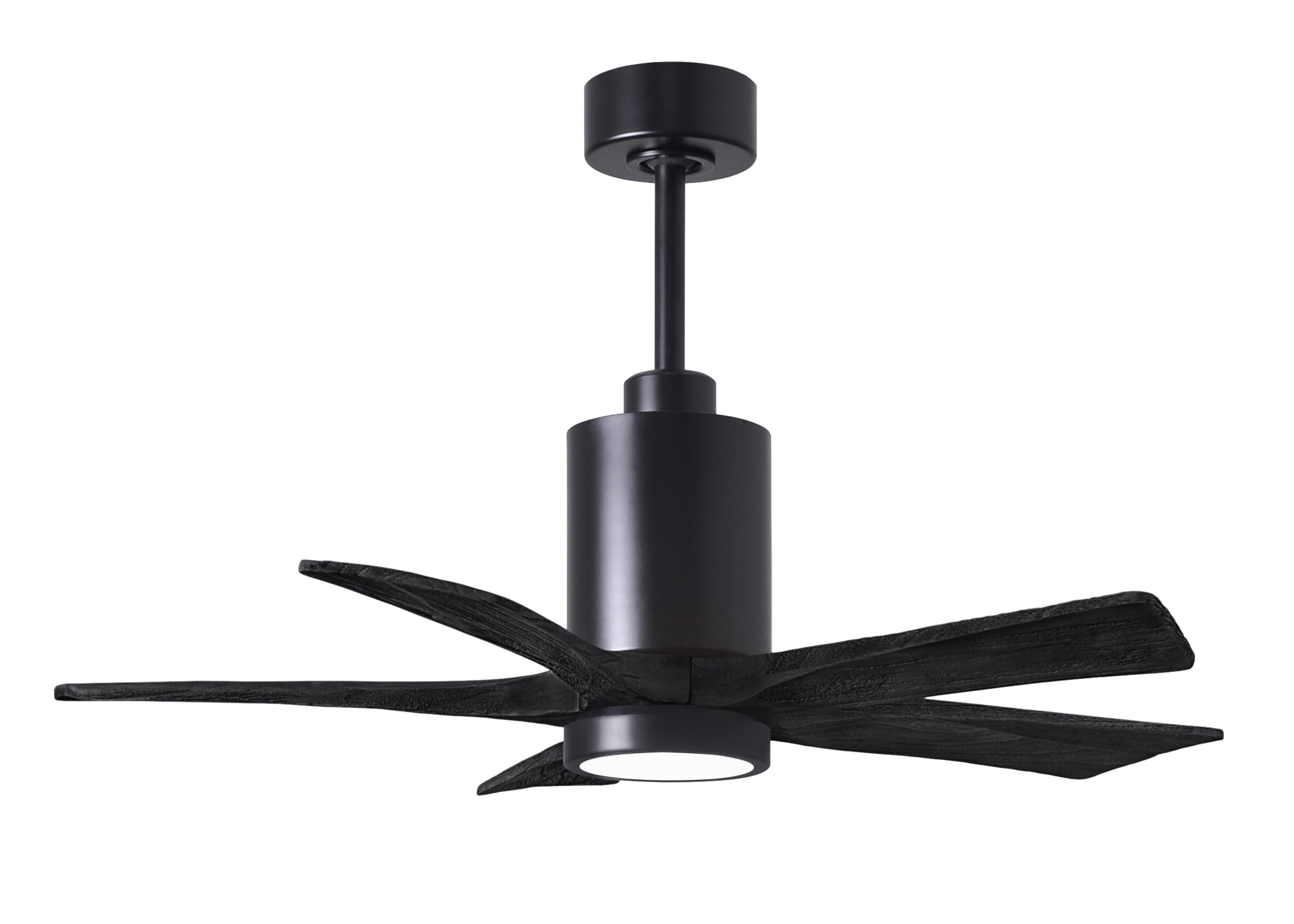 Patricia 6-Speed DC 42" Ceiling Fan w/ Integrated Light Kit in Matte Black with Matte Black blades