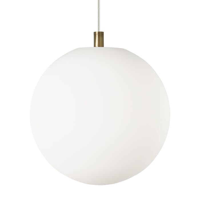 Tech Palona 14" Pendant Light in Aged Brass and White Tech Palona 14" Pendant Light in Aged Brass and White