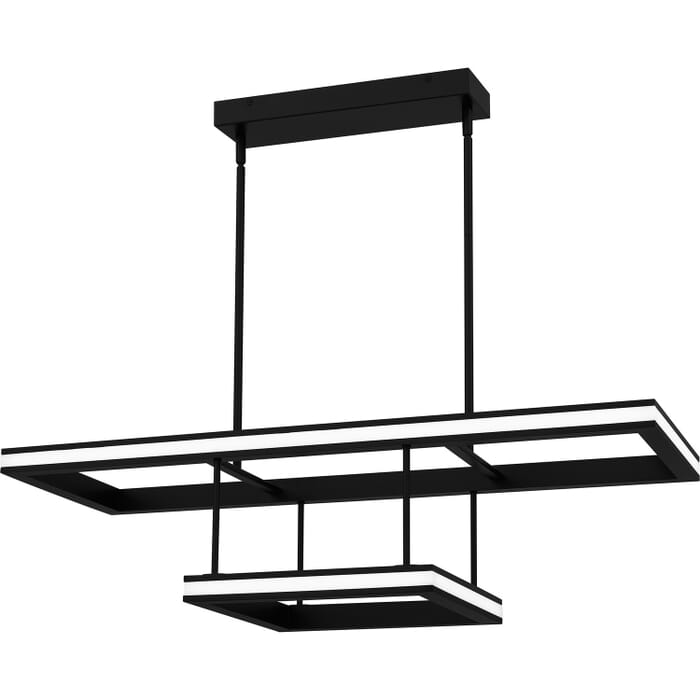 Aydin LED Linear Chandelier in Matte Black Aydin LED Linear Chandelier in Matte Black