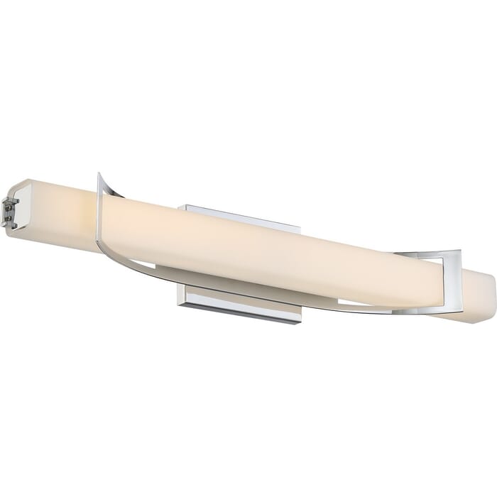Quoizel Platinum Collection Blade 26" LED Bathroom Vanity Light in Polished Chrome Quoizel Platinum Collection Blade 26" LED Bathroom Vanity Light in Polished Chrome