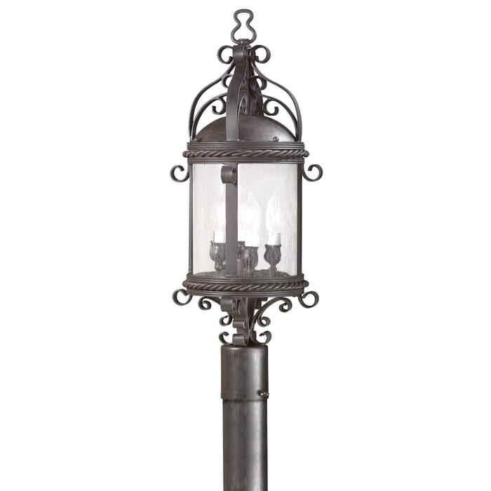 Troy Pamplona 4-Light 27" Outdoor Post Light in Old Bronze Troy Pamplona 4-Light 27" Outdoor Post Light in Old Bronze