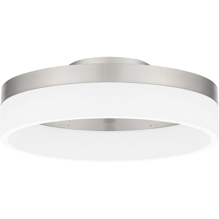 Cohen LED Flush Mount in Brushed Nickel Cohen LED Flush Mount in Brushed Nickel