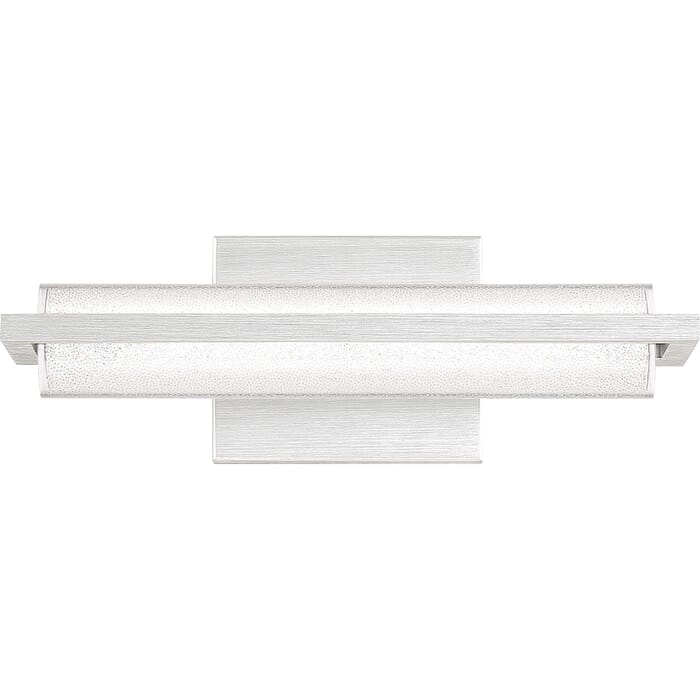 Quoizel Rosalie 14" Bathroom Vanity Light in Brushed Aluminum Quoizel Rosalie 14" Bathroom Vanity Light in Brushed Aluminum