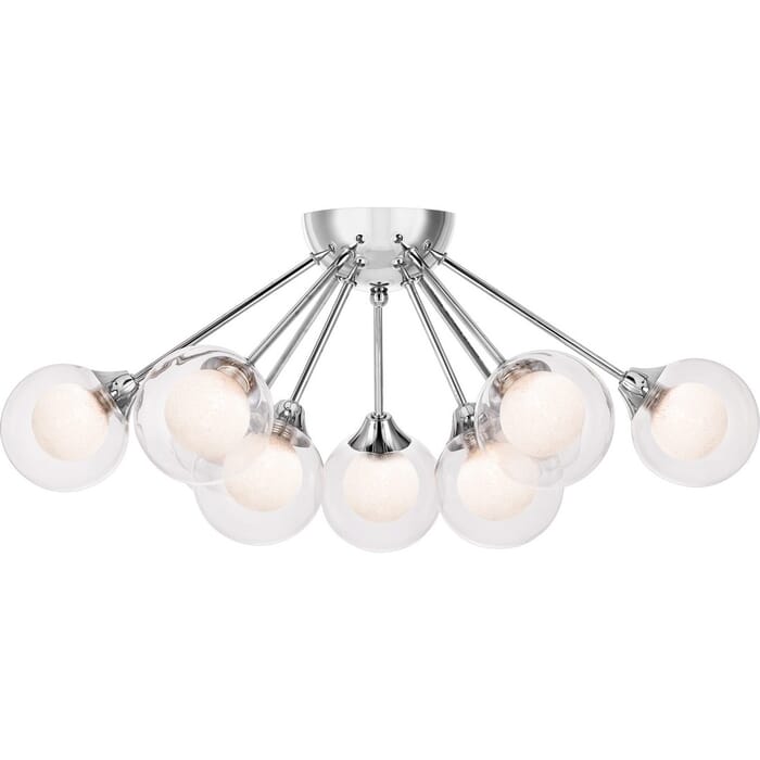 Quoizel Spellbound 9-Light 23" Ceiling Light in Polished Chrome Quoizel Spellbound 9-Light 23" Ceiling Light in Polished Chrome
