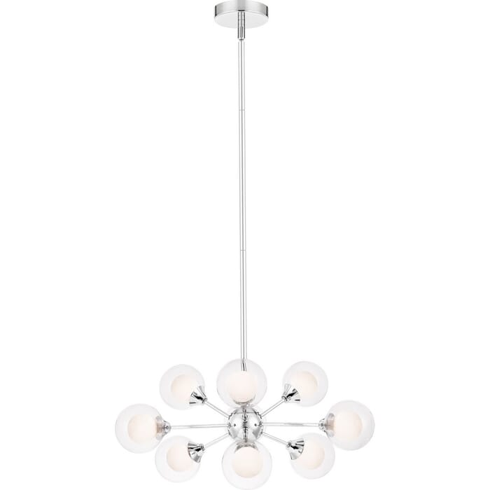 Quoizel Spellbound 9-Light 20" Pendant Light in Polished Chrome Quoizel Spellbound 9-Light 20" Pendant Light in Polished Chrome