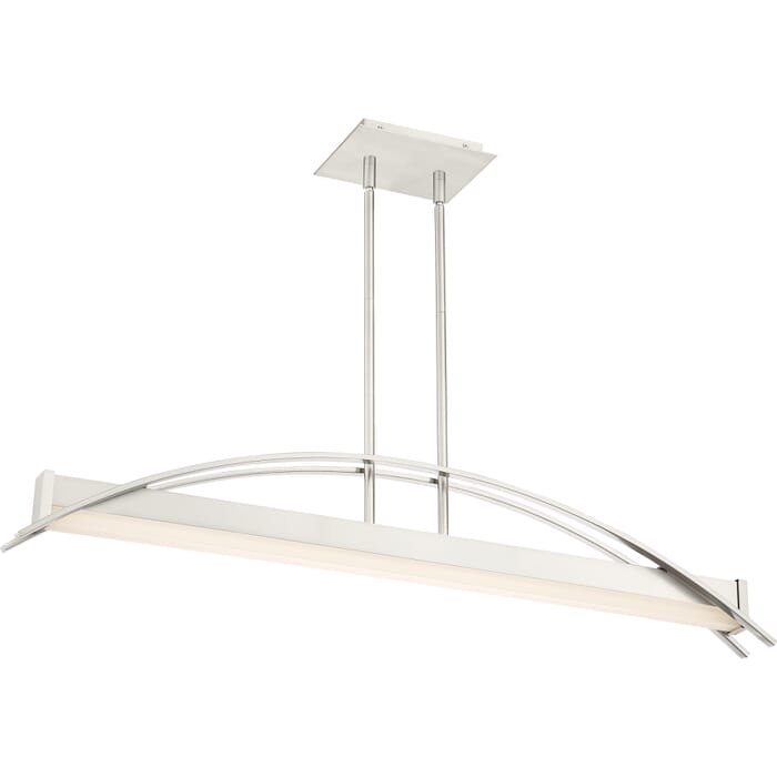 Quoizel Sabre 39" Kitchen Island Light in Brushed Nickel Quoizel Sabre 39" Kitchen Island Light in Brushed Nickel