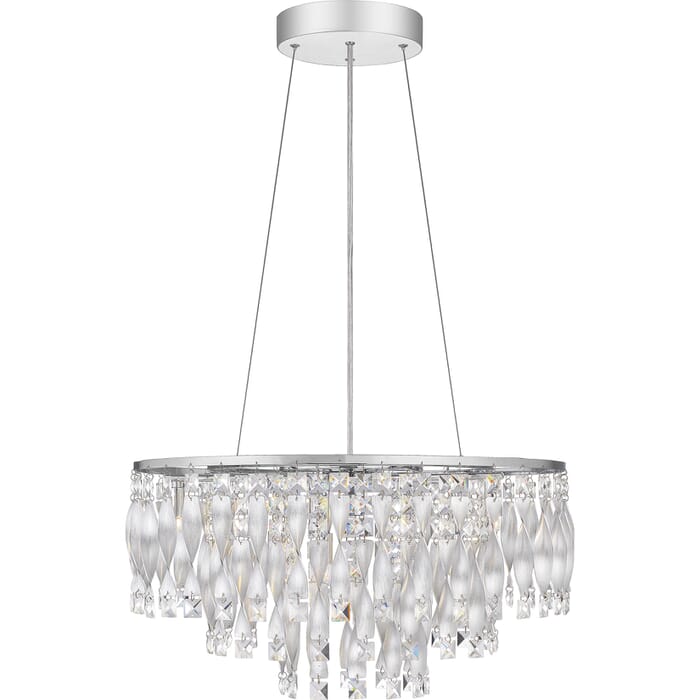 Quoizel Twinkle 6-Light 24" Pendant Light in Polished Chrome Quoizel Twinkle 6-Light 24" Pendant Light in Polished Chrome