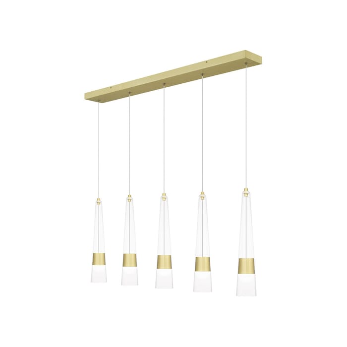 Quoizel Zia Kitchen Island Light in Satin Gold Quoizel Zia Kitchen Island Light in Satin Gold