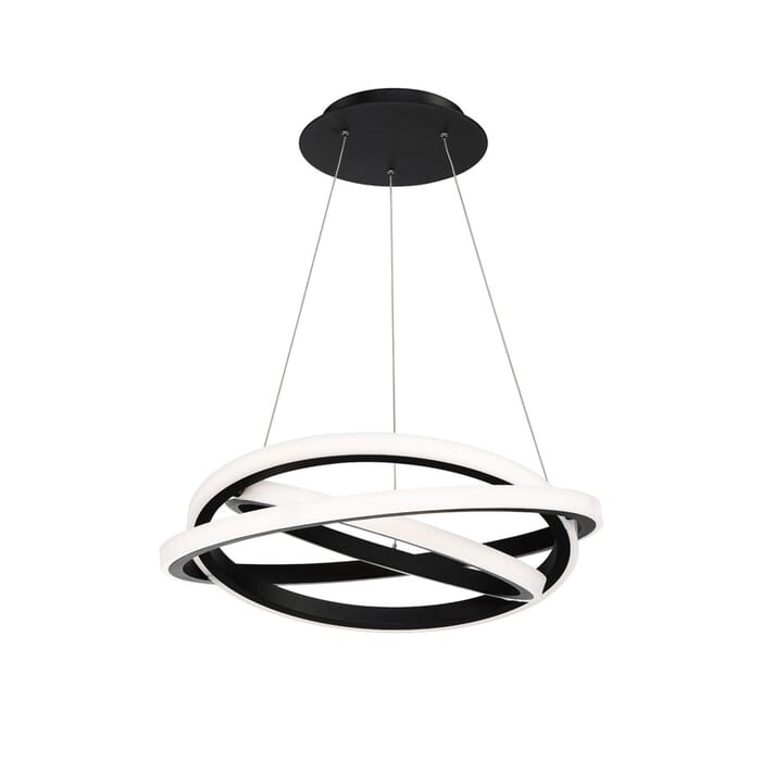 Modern Forms Veloce 26" Contemporary Chandelier in Black Modern Forms Veloce 26" Contemporary Chandelier in Black