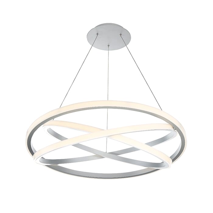Modern Forms Veloce 38" Contemporary Chandelier in Titanium Modern Forms Veloce 38" Contemporary Chandelier in Titanium