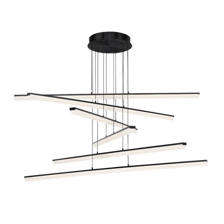 WAC Stack 3000K Pendant Light in Black - PD-29806-BK