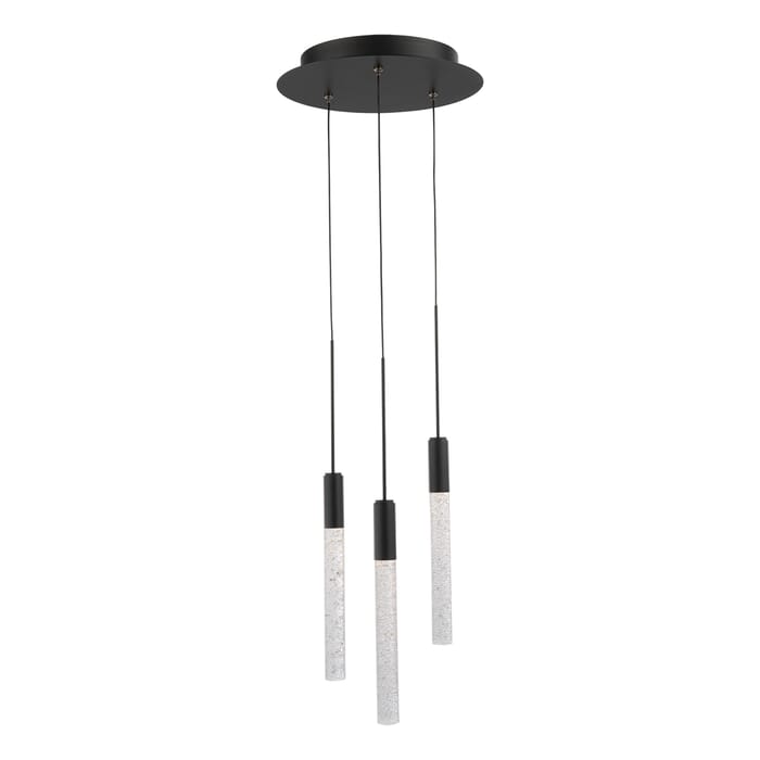 Modern Forms Magic 3-Light Chandelier in Black Modern Forms Magic 3-Light Chandelier in Black