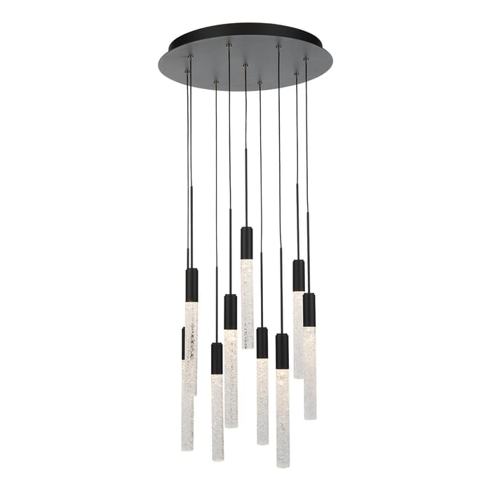 Modern Forms Magic 9-Light Pendant Light in Black Modern Forms Magic 9-Light Pendant Light in Black