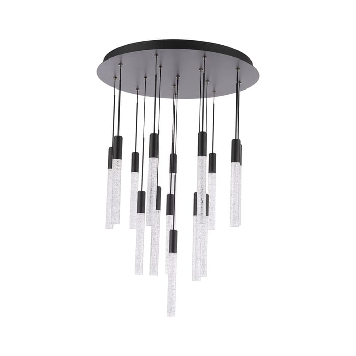 Modern Forms Magic 15-Light Pendant Light in Black Modern Forms Magic 15-Light Pendant Light in Black