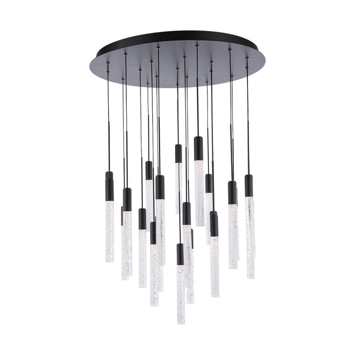 Modern Forms Magic 21-Light Pendant Light in Black Modern Forms Magic 21-Light Pendant Light in Black