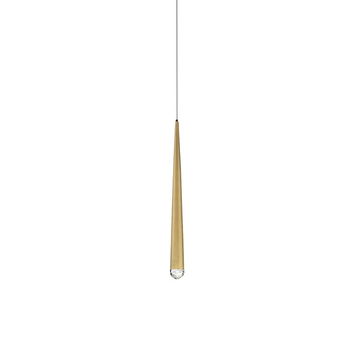 Modern Forms Cascade Pendant Light in Aged Brass Modern Forms Cascade Pendant Light in Aged Brass