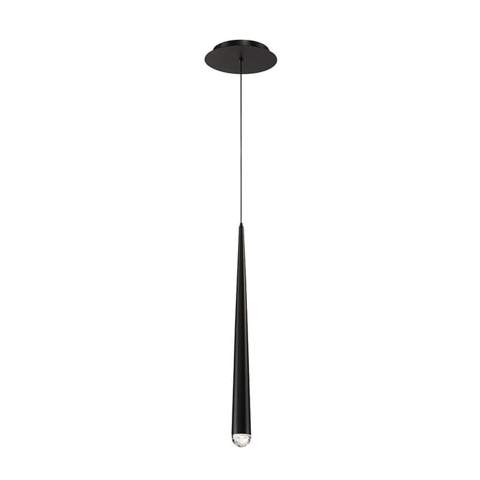 Modern Forms Cascade 7" Pendant Light in Black Modern Forms Cascade 7" Pendant Light in Black