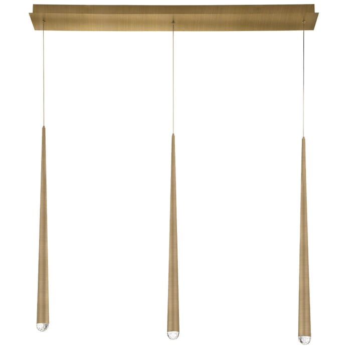 Modern Forms Cascade 23-Light Chandelier in Aged Brass Modern Forms Cascade 23-Light Chandelier in Aged Brass