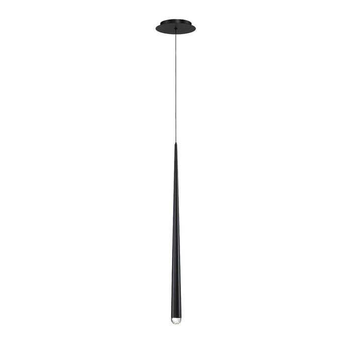 Modern Forms Cascade 7" Pendant Light in Black Modern Forms Cascade 7" Pendant Light in Black