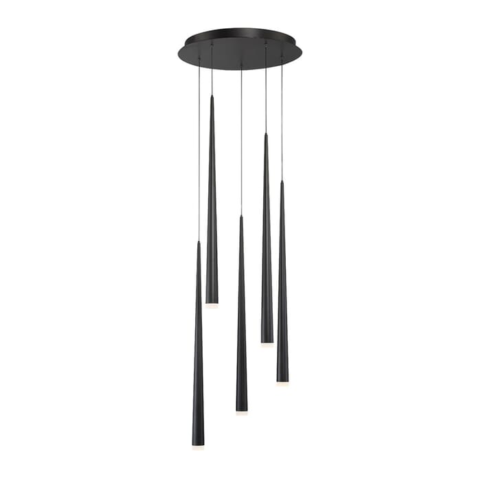Modern Forms Cascade 5-Light 17" in Black Modern Forms Cascade 5-Light 17" in Black