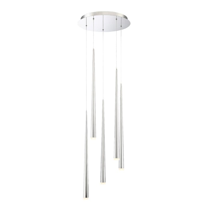 Modern Forms Cascade 5-Light 17" in Polished Nickel Modern Forms Cascade 5-Light 17" in Polished Nickel