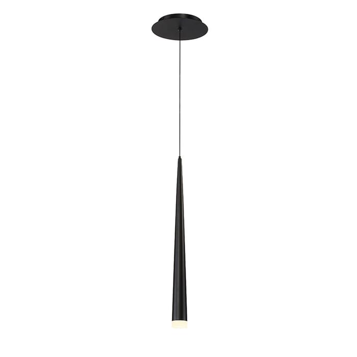 Modern Forms Cascade 7" Pendant Light in Black Modern Forms Cascade 7" Pendant Light in Black