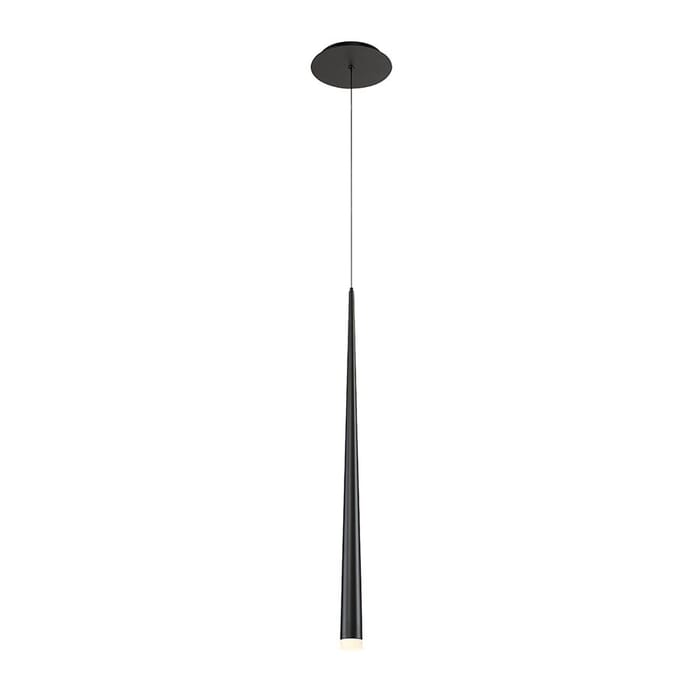 Modern Forms Cascade 7" Pendant Light in Black Modern Forms Cascade 7" Pendant Light in Black