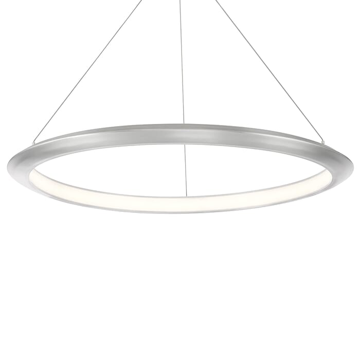 Modern Forms The Ring Pendant Light in Brushed Aluminum Modern Forms The Ring Pendant Light in Brushed Aluminum