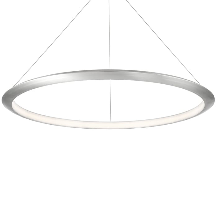Modern Forms The Ring Pendant Light in Brushed Aluminum Modern Forms The Ring Pendant Light in Brushed Aluminum