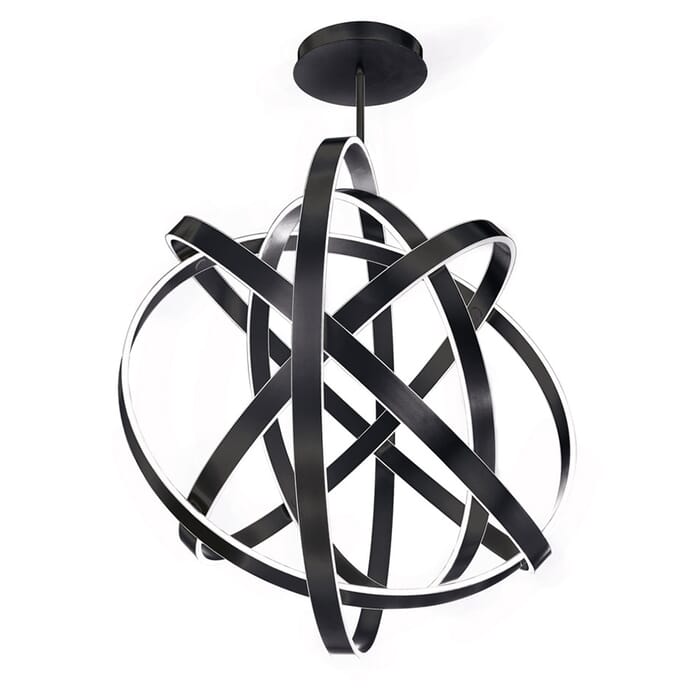 Modern Forms Kinetic 60" Contemporary Chandelier in Black Modern Forms Kinetic 60" Contemporary Chandelier in Black