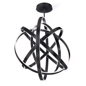 Modern Forms Kinetic 60" Contemporary Chandelier in Black