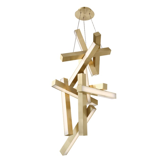 Modern Forms Chaos 12-Light 23" in Aged Brass Modern Forms Chaos 12-Light 23" in Aged Brass