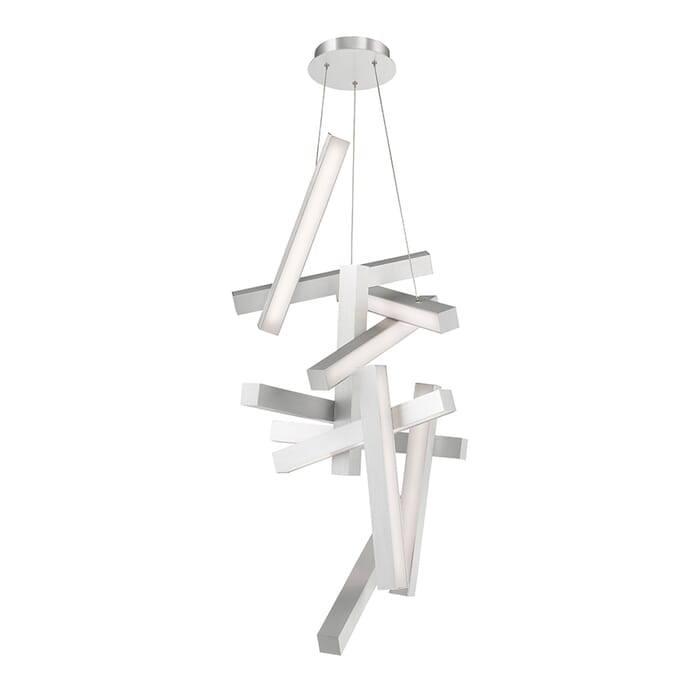 Modern Forms Chaos 12-Light 23" in Brushed Aluminum Modern Forms Chaos 12-Light 23" in Brushed Aluminum