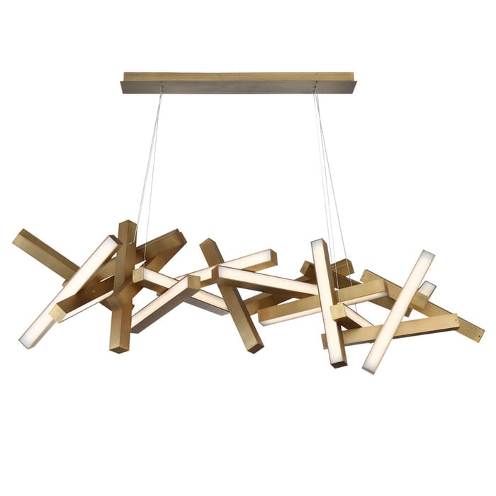 Modern Forms Chaos 19-Light 19" in Aged Brass Modern Forms Chaos 19-Light 19" in Aged Brass