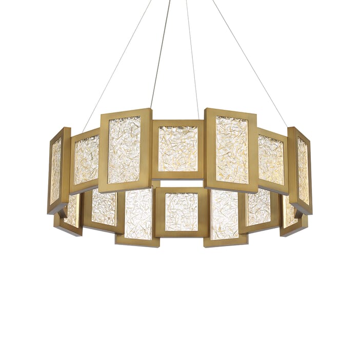 Modern Forms Fury Pendant Light in Aged Brass Modern Forms Fury Pendant Light in Aged Brass