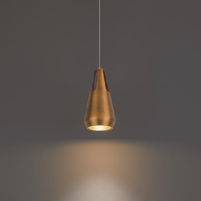 Modern Forms Ingot Pendant Light in Aged Brass Modern Forms Ingot Pendant Light in Aged Brass
