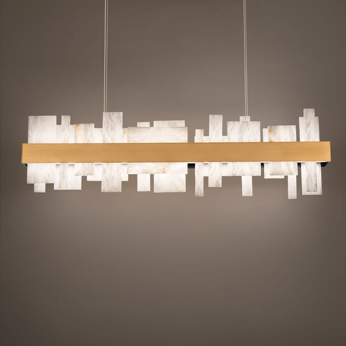 Modern Forms Acropolis Pendant Light in Aged Brass Modern Forms Acropolis Pendant Light in Aged Brass
