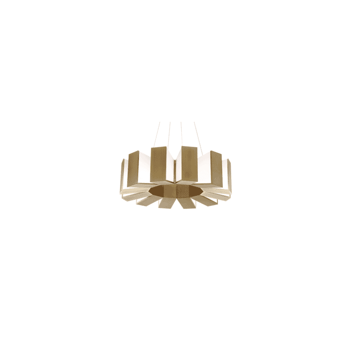 Modern Forms Chronos 50" Pendant Light in Aged Brass Modern Forms Chronos 50" Pendant Light in Aged Brass